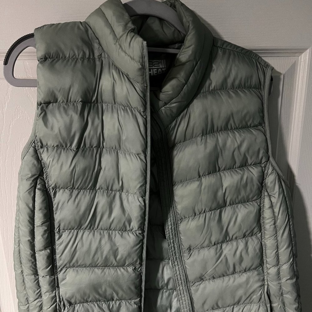 Women's 32 Degree Puffy Vest - Sage Green - Size XL